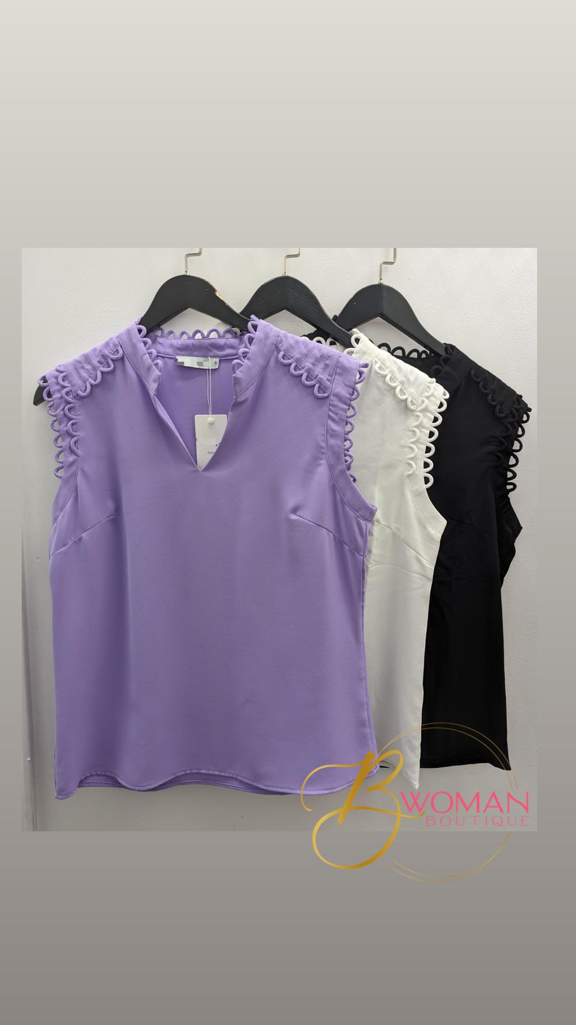 V Neck Purple Top π