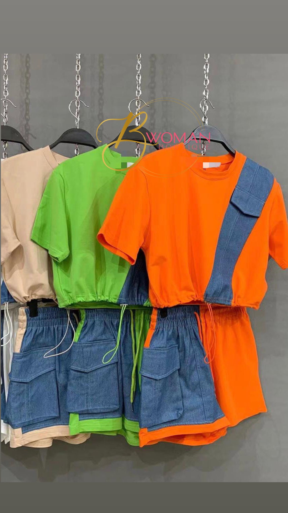 𝙳𝚎𝚗𝚒𝚖 𝙲𝚊𝚛𝚐𝚘 𝚂𝚑𝚘𝚛𝚝 𝚂𝚎𝚝 💚🧡