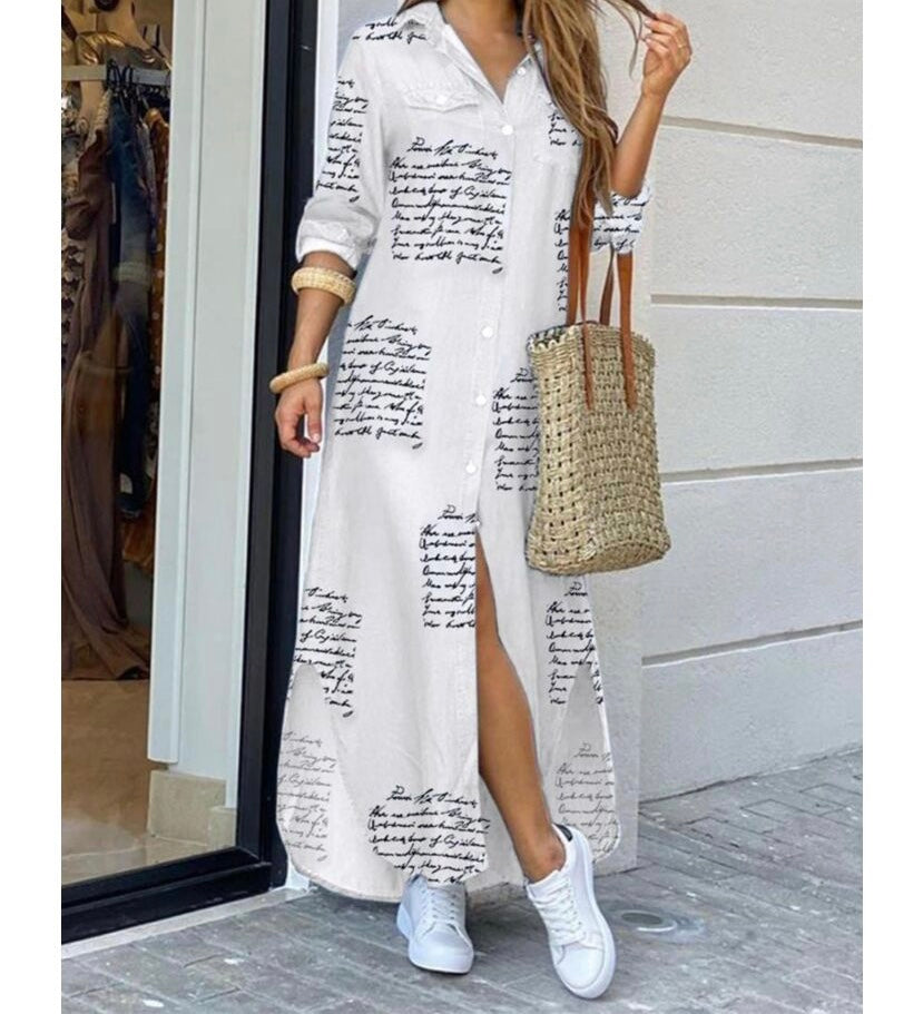 Maxi Shirt Dress (ver descripción)