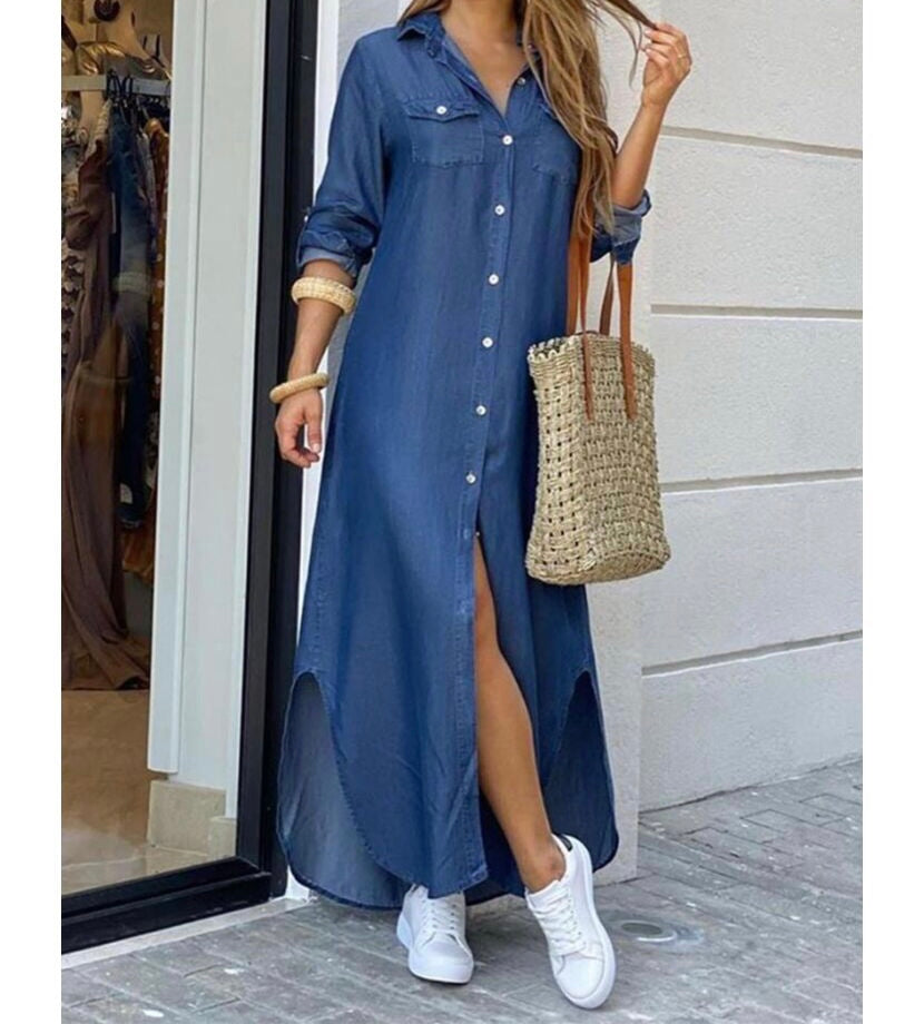 Maxi Shirt Dress (ver descripción)